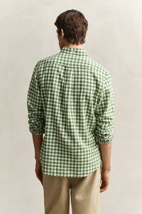 Gingham Linen Blend Shirt