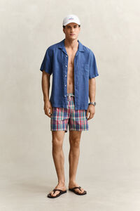 Madras Checked Swim Shorts