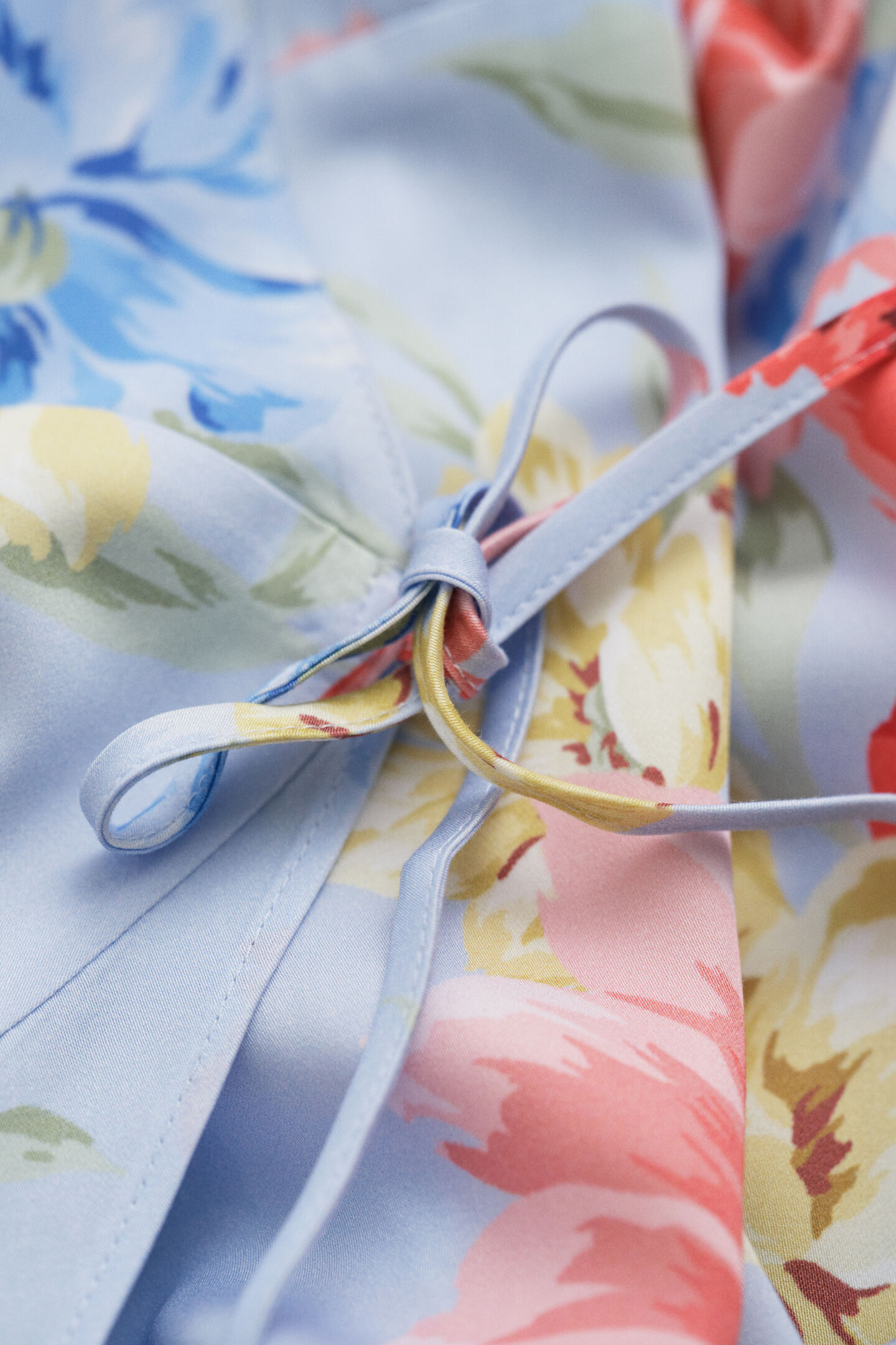 Floral Frilly Wrap Dress