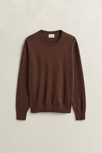 Slub Cotton Blend Sweater