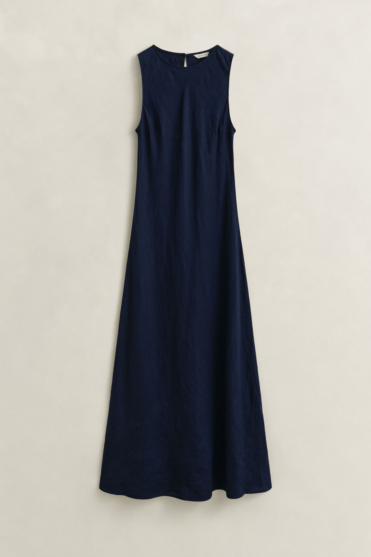 Bias Cut Linen Midi Dress