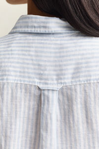 Regular Fit Striped Linen Shirt