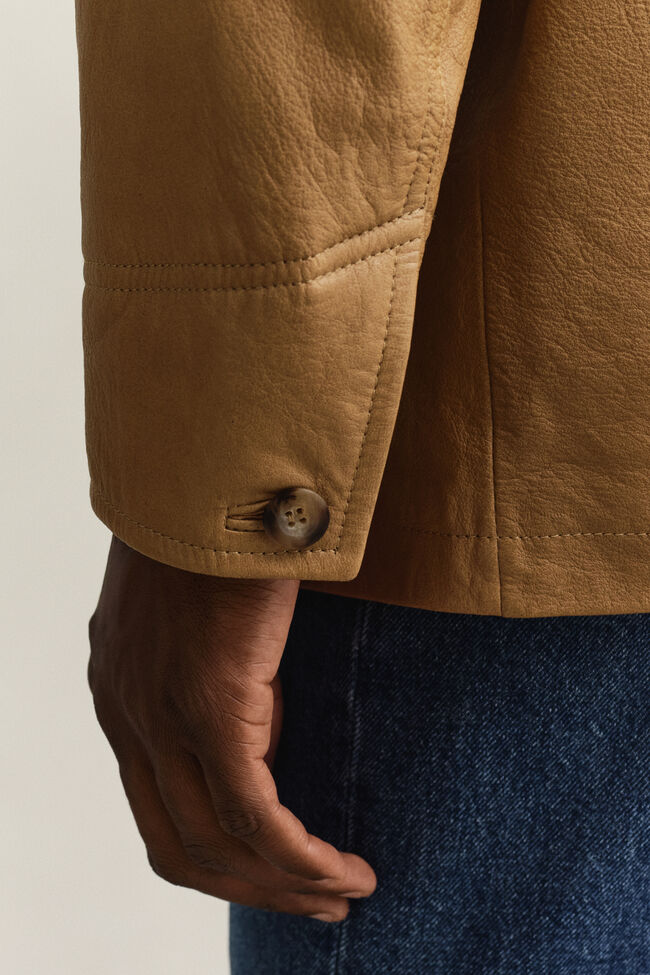 Leather Decker Jacket