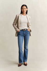 Flared Stretch Jeans