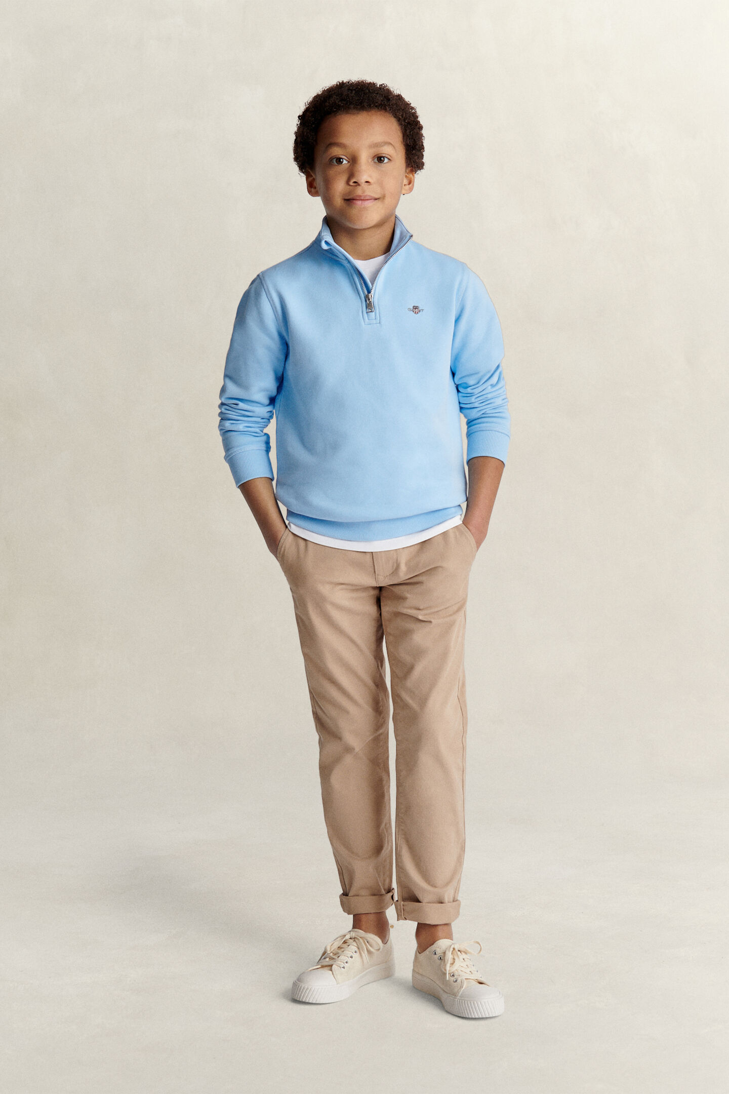 Teen Boys Half Zip Sweatshirt