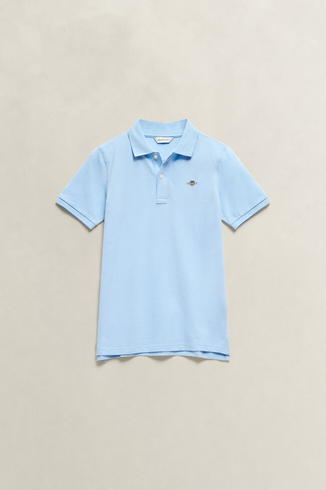 Teens Shield Piqu&eacute; Polo Shirt