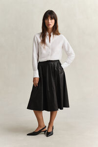 Frilly Linen Blend Blouse