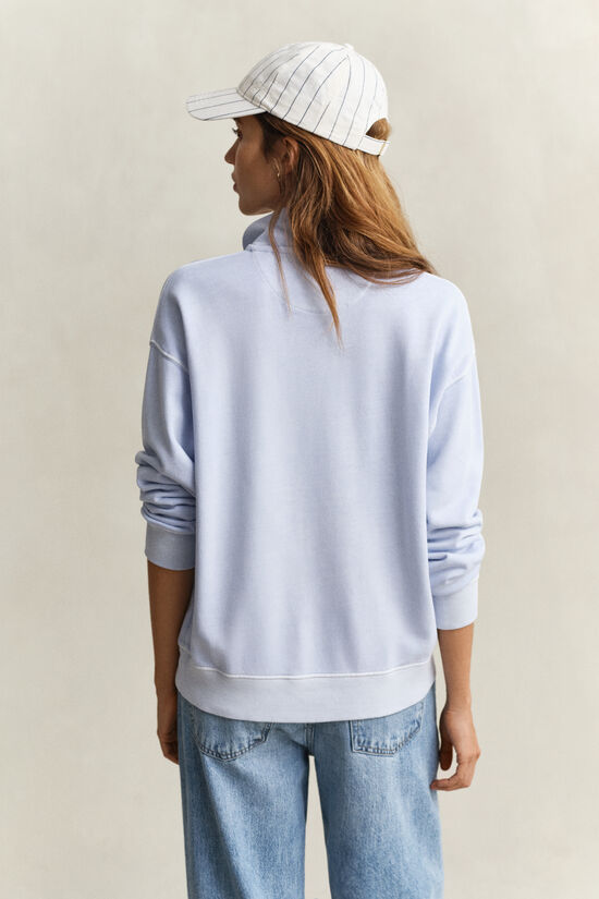 Washed Shield Half-Zip Sweatshirt