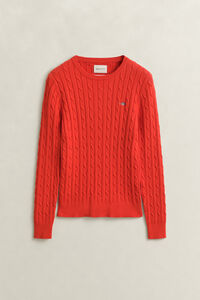 Cable Knit Crew Neck Sweater