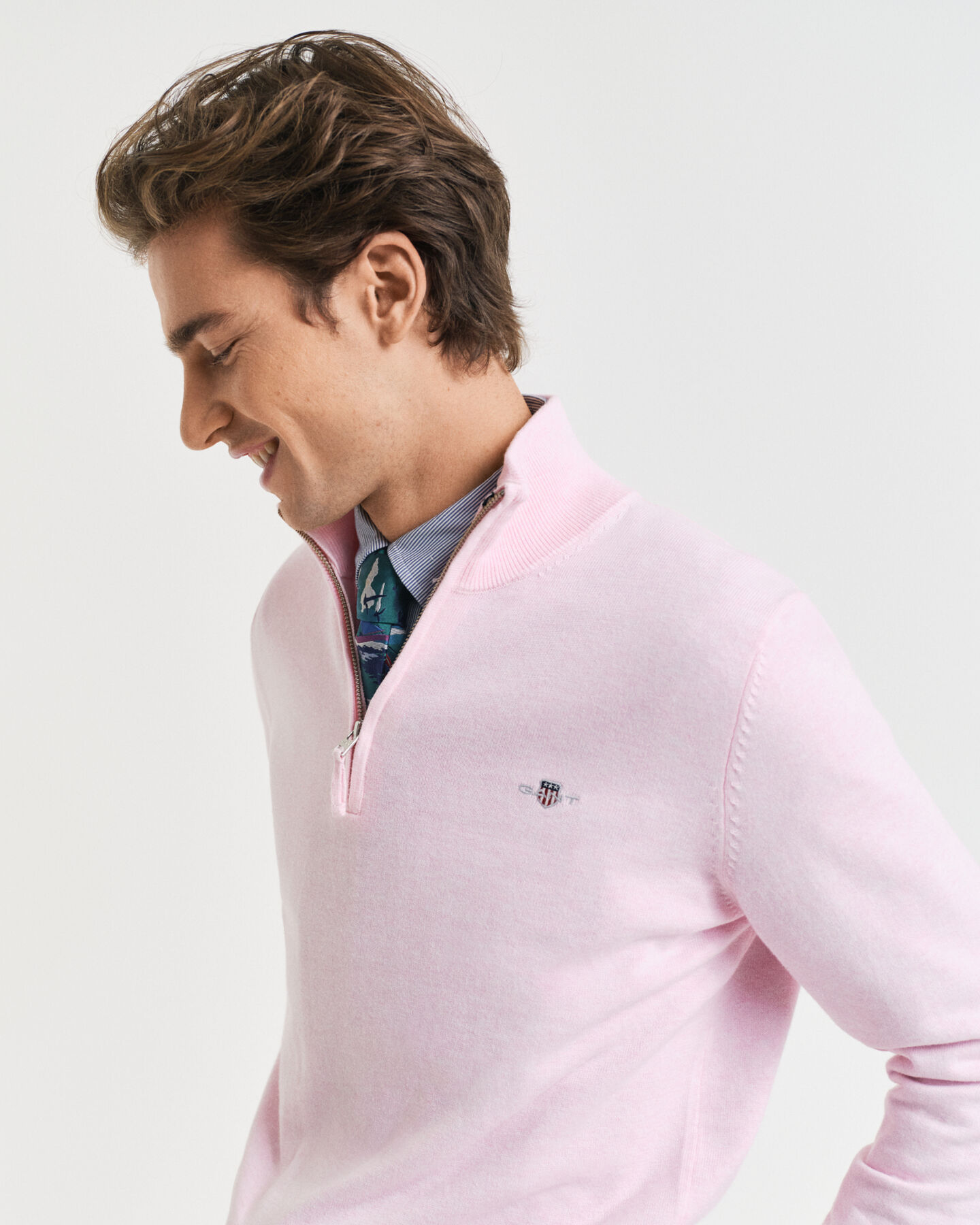 Classic Cotton Half-Zip Sweater