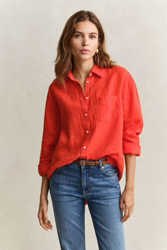 Relaxed Fit Linen Shirt