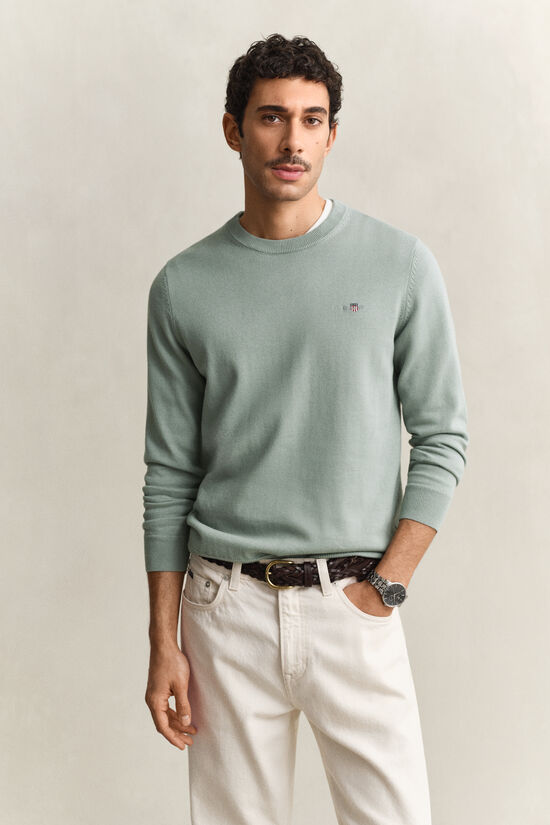 Cotton Crew Neck Sweater