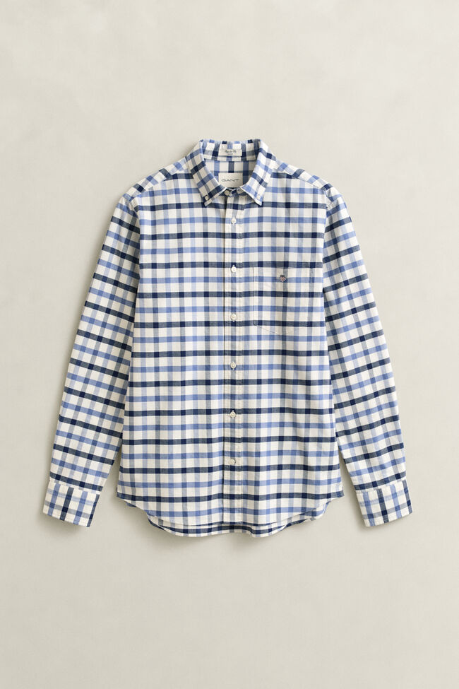Regular Fit Checked Oxford Shirt