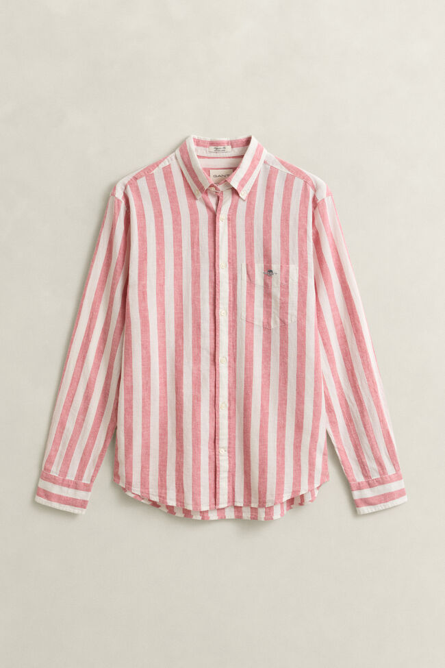 Striped Linen Blend Shirt