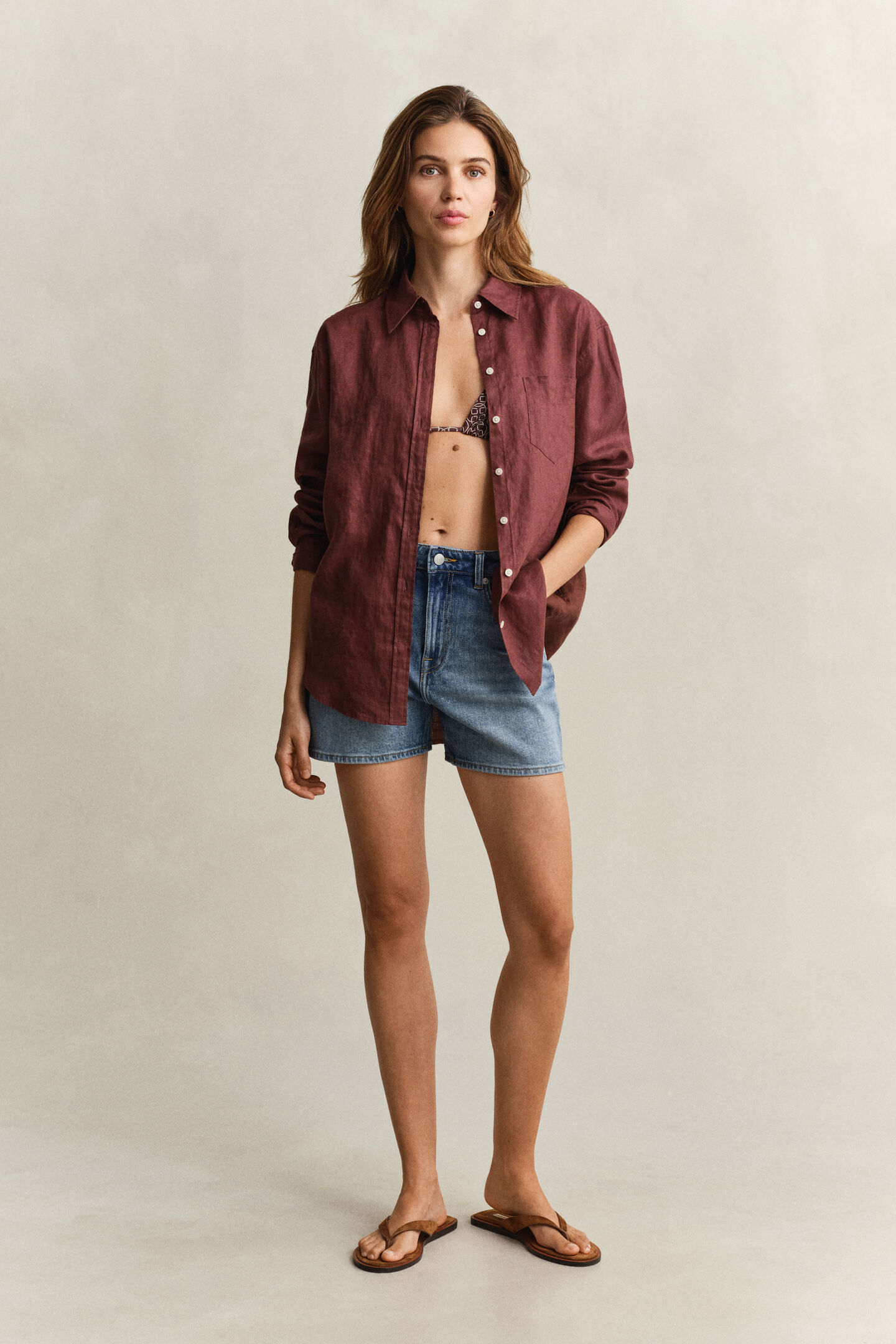 Relaxed Fit Linen Shirt