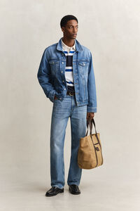 Block Striped Rugger