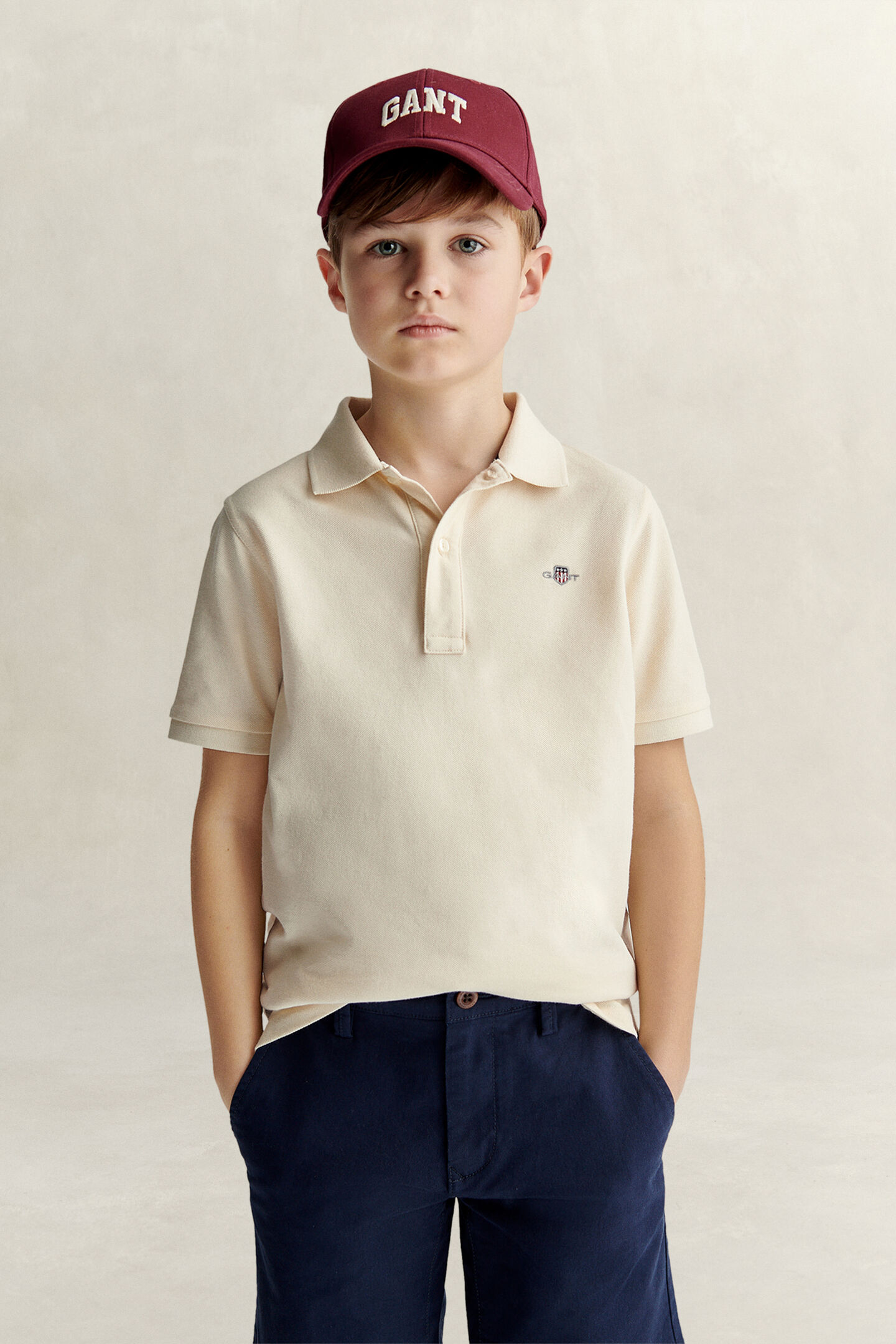 Teens Shield Piqu&eacute; Polo Shirt