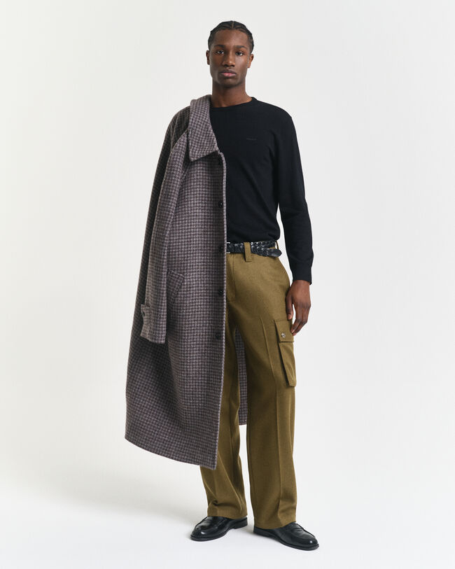 Extra Fine Merino Wool Crew Neck Sweater