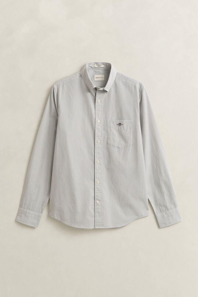 Banker Stripe Classic Poplin Shirt