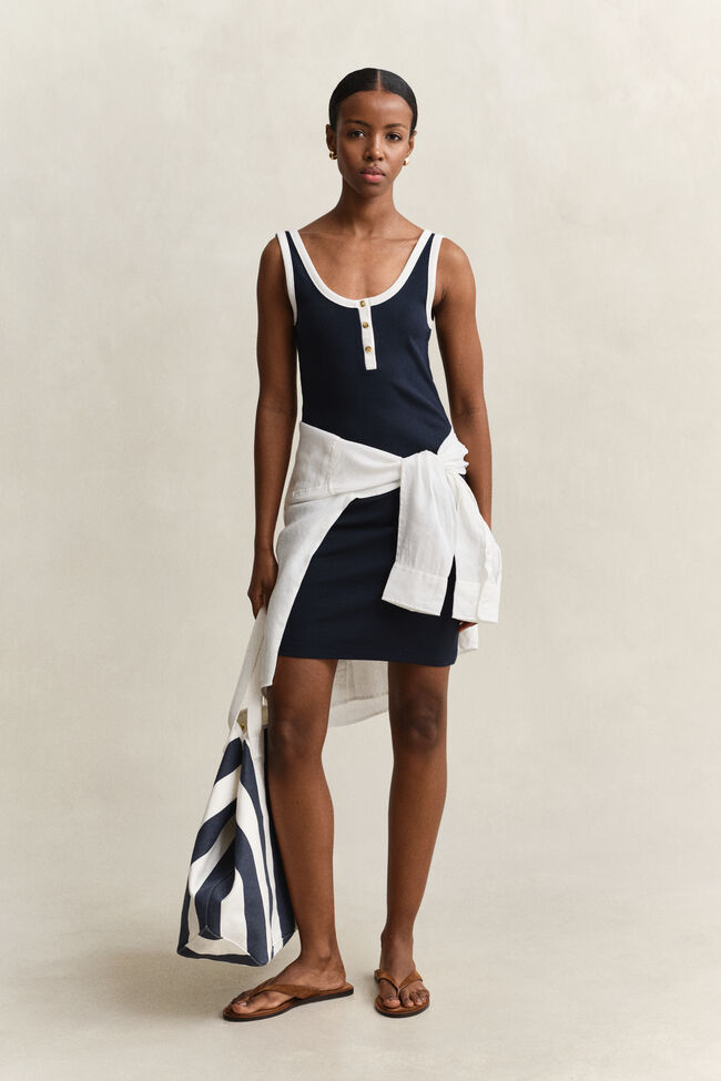 Ribbed Tank Dress