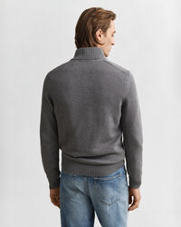 Casual Cotton Half-Zip Sweater