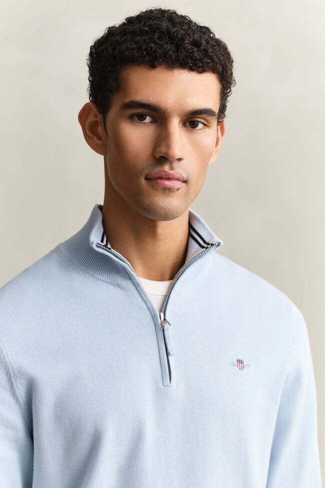 Classic Cotton Half-Zip Sweater