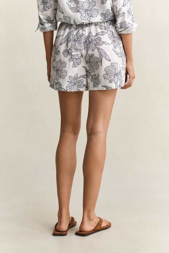 Floral Linen Shorts