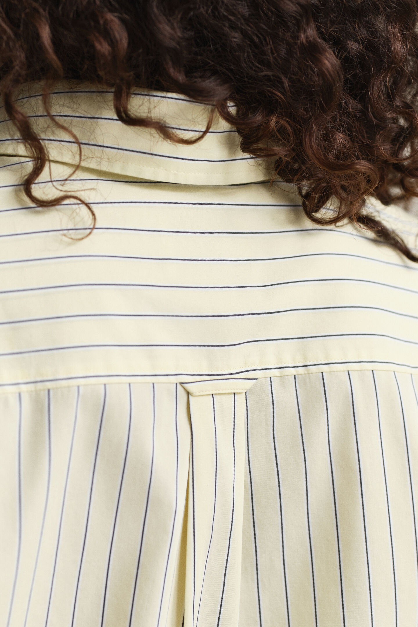 Relaxed Fit Striped Poplin Shirt