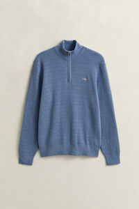 Mini Cable Knit Half-Zip Sweater