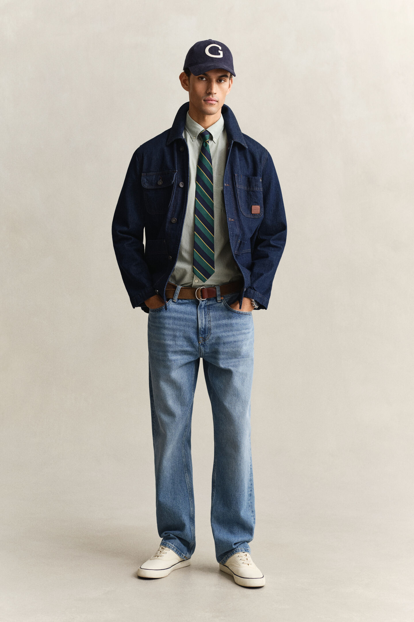 Banker Stripe Classic Poplin Shirt