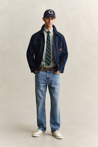 Banker Stripe Classic Poplin Shirt