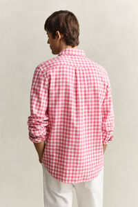 Gingham Linen Blend Shirt