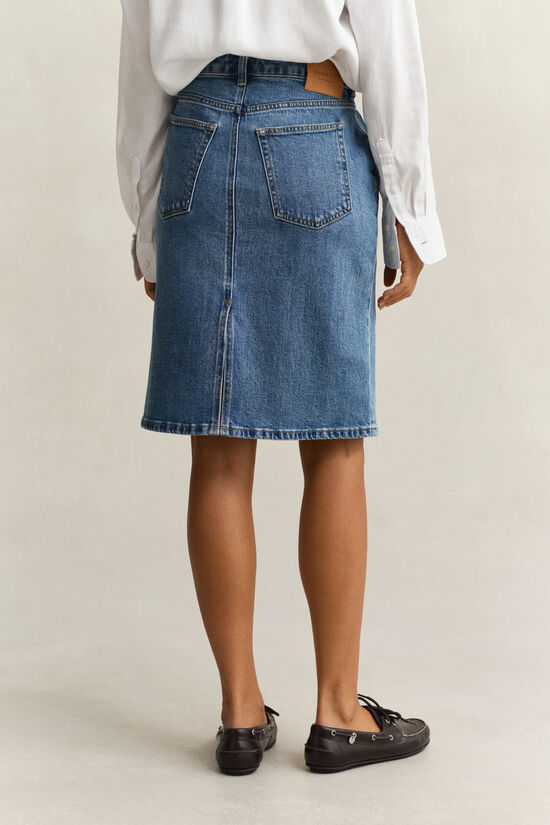 Denim Pencil Skirt