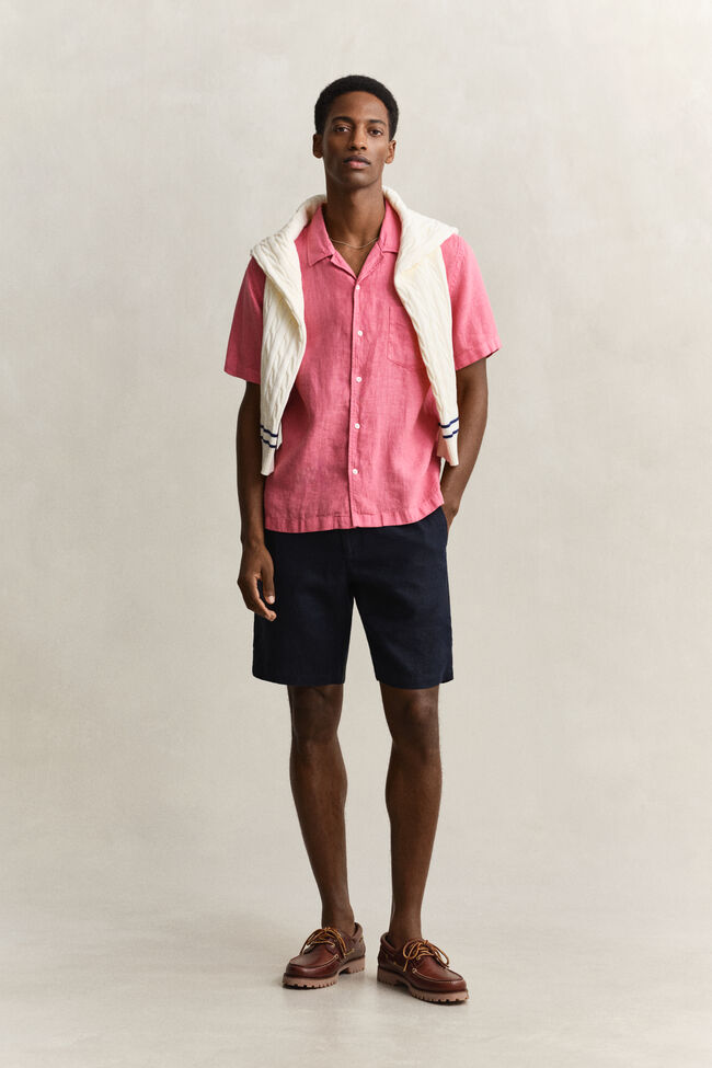 Short Sleeve Linen Shirt