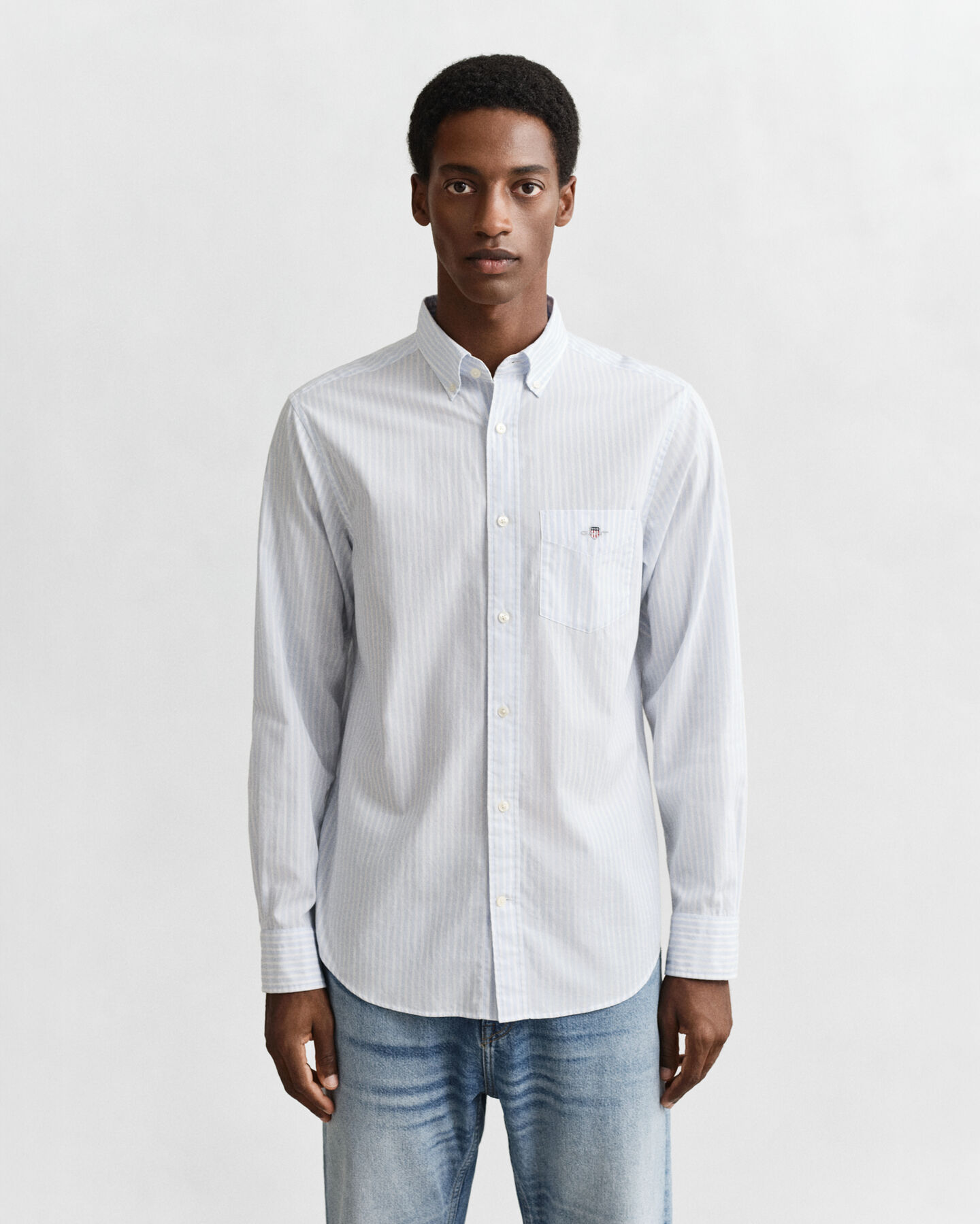 Regular Fit Classic Striped Poplin Shirt