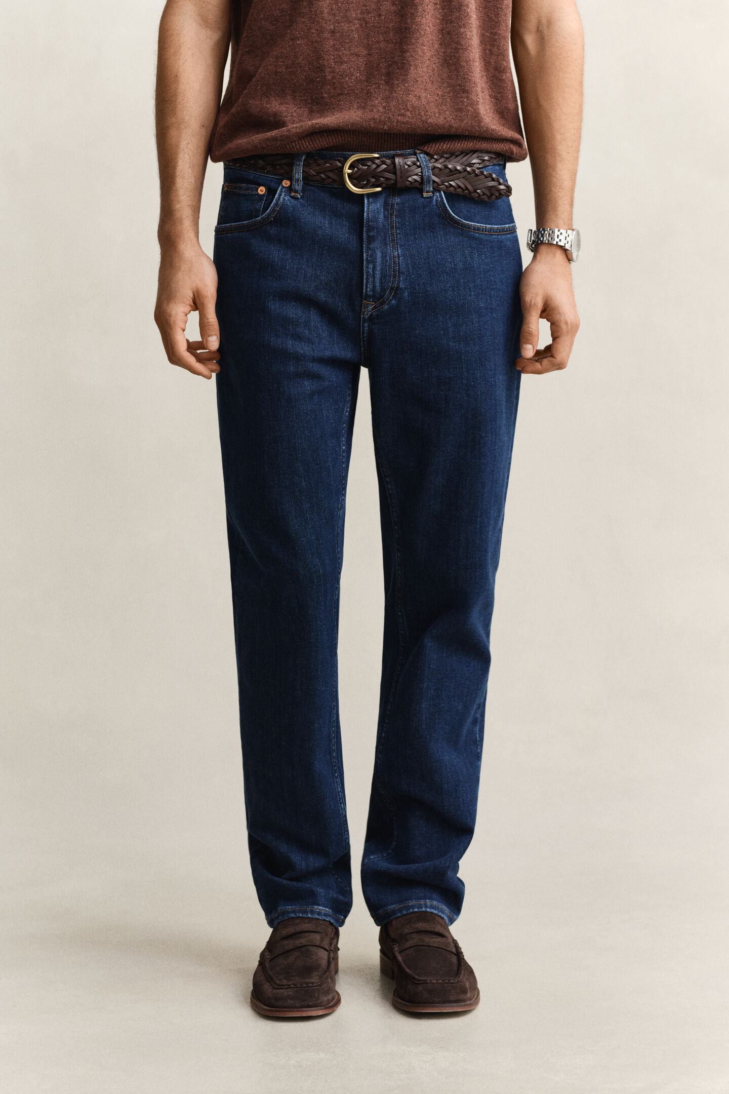Regular Fit Clean Wash Jeans