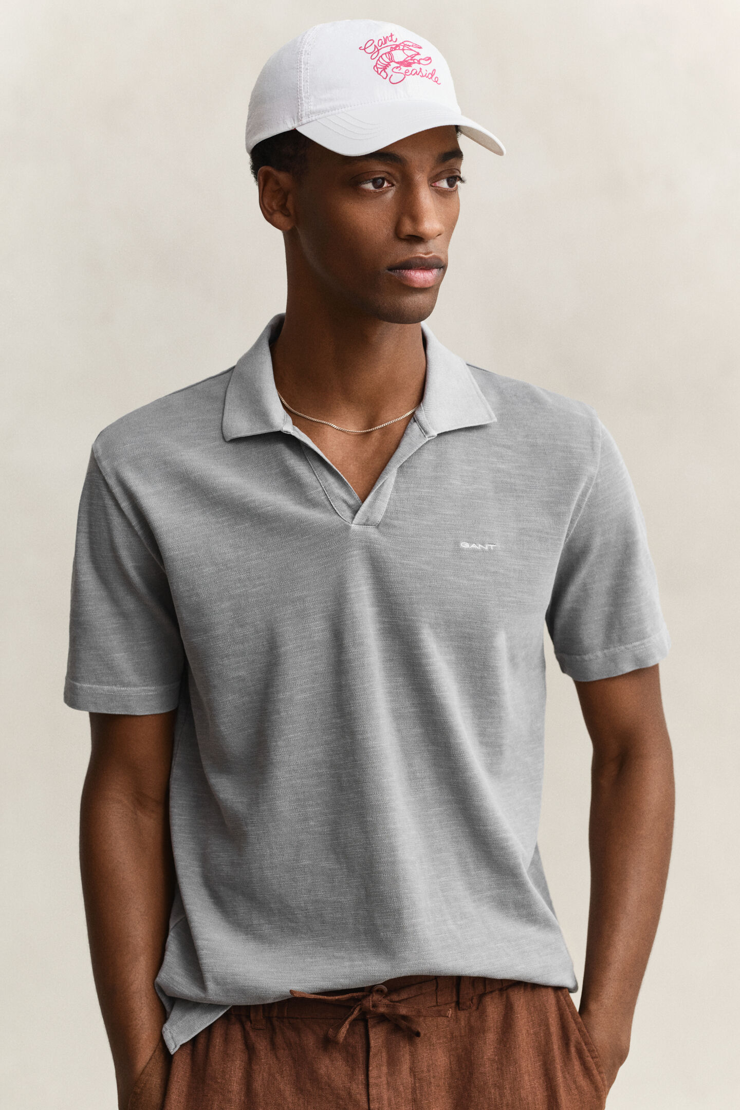 Graphic Crinkled Cap