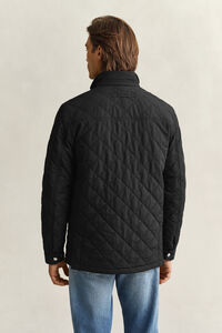 Quilted Windcheater Mid-Length Jacket
