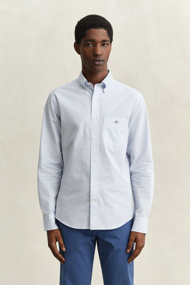 Gingham Classic Poplin Shirt