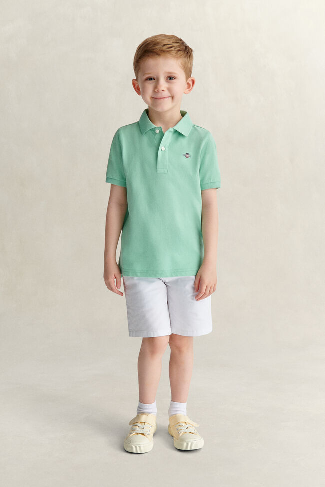 Kids Shield Piqu&eacute; Polo Shirt