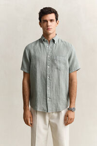 Short Sleeve Linen Shirt