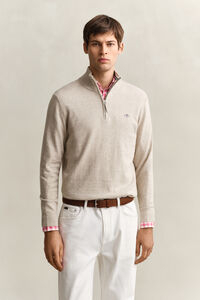 Classic Cotton Half-Zip Sweater