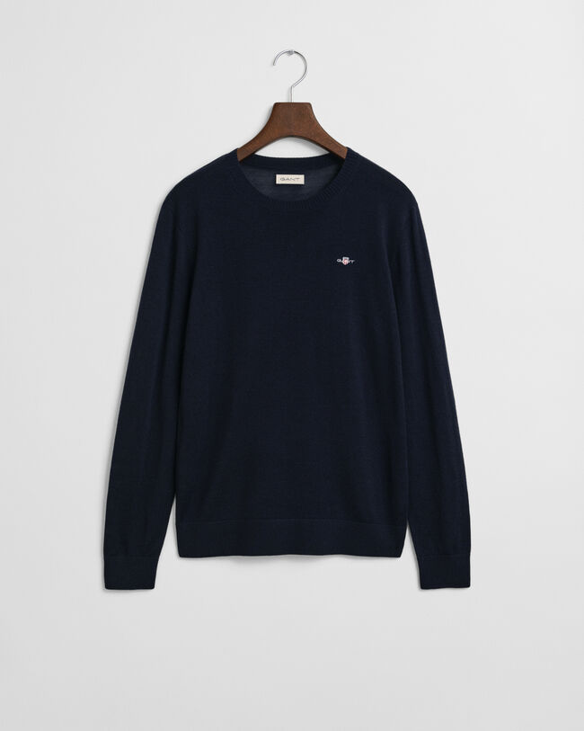 Teens Extra Fine Merino Wool Crew Neck Sweater