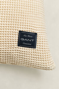 Waffle Textured Cotton Cushion