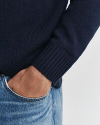 Cashmere Blend Crew Neck Sweater