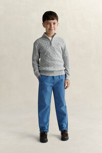 Teen Boys Shield Half Zip Sweater