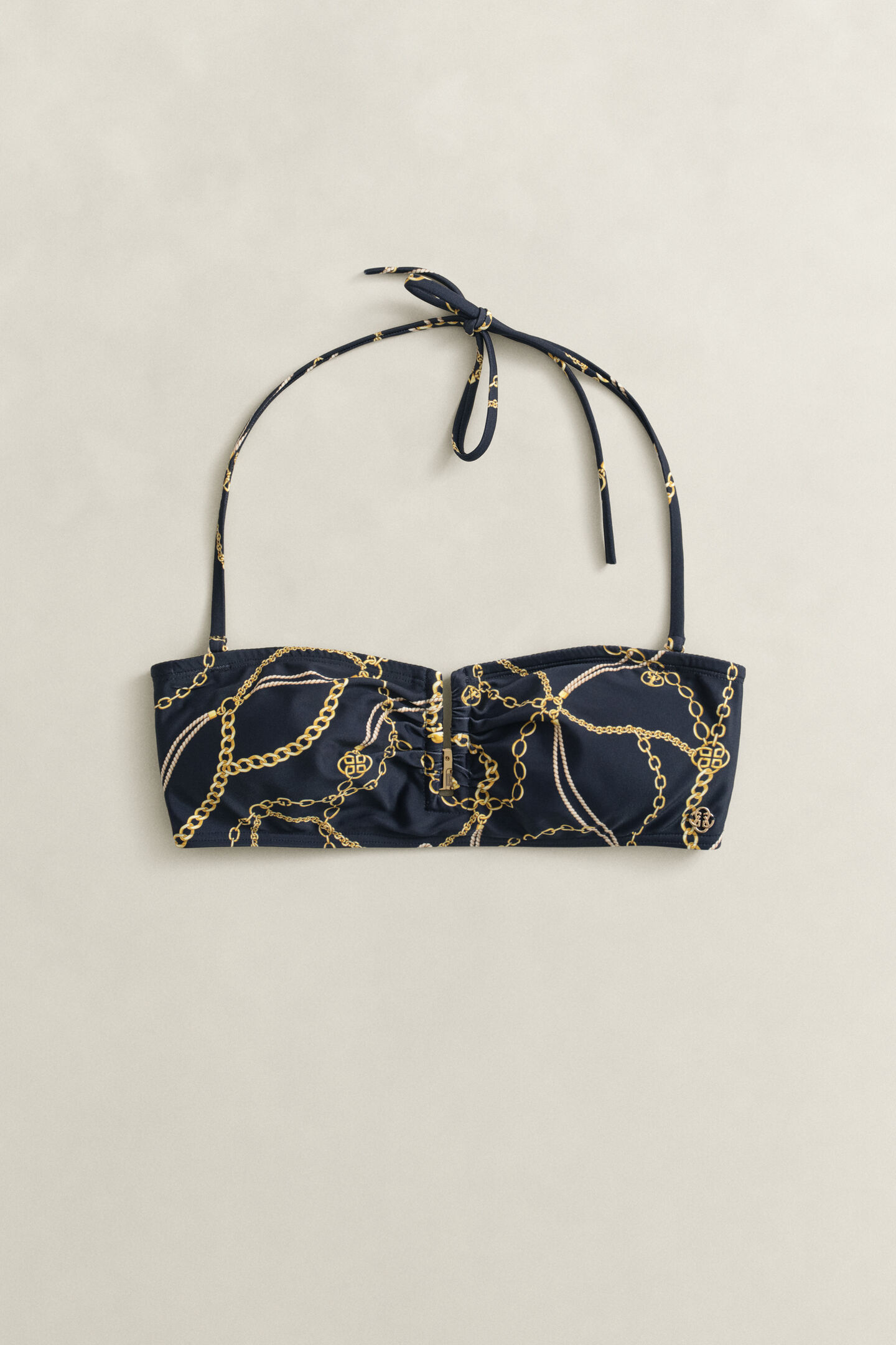 Chain Print Bikini Bandeau