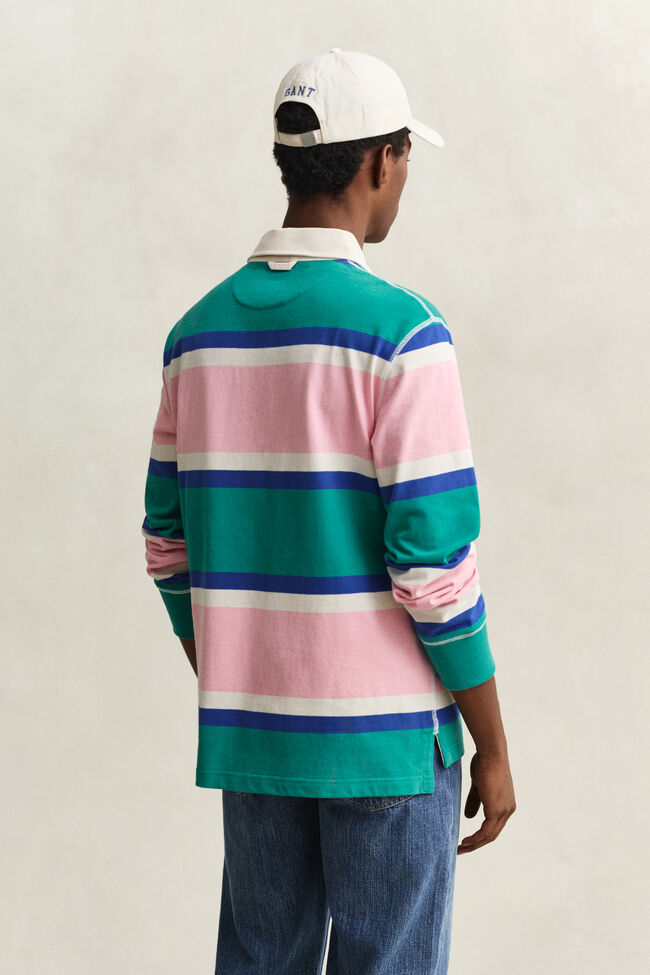 Block Striped Rugger