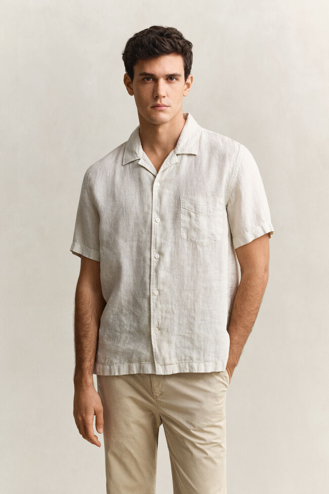 Short Sleeve Linen Shirt