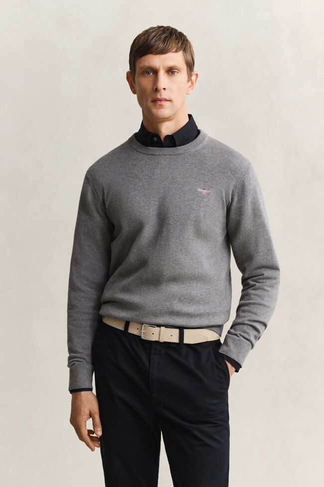Cotton Crew Neck Sweater